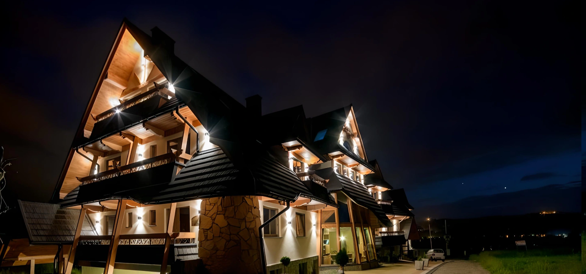 Вид на горы рядом с Montenero Resort&SPA